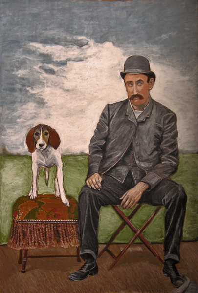 bowler and dog